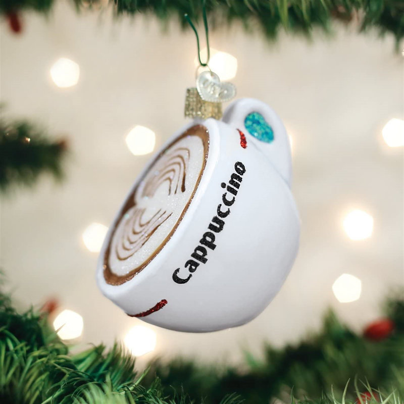 Ornement figurine suspendu cappuccino