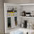 Wall Mounted Bathroom Mirror Cabinet With LED Lights, Anti-Fog & Explosion-Proof, Touch Control Medicine Cabinet, 3 Color Lighting, Defogger, Storage With Transparent Glass