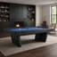 Kaci 8' Slate Pool Table In Black Ash