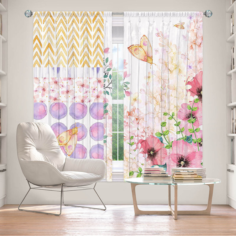 Paire de rideaux obscurcissant en polyester Margriete, L 40 po x L 82 po