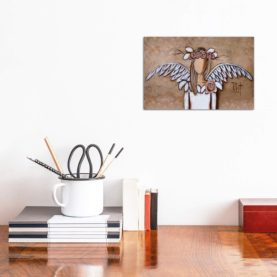 Rosy - Wrapped Canvas Graphic Art Print