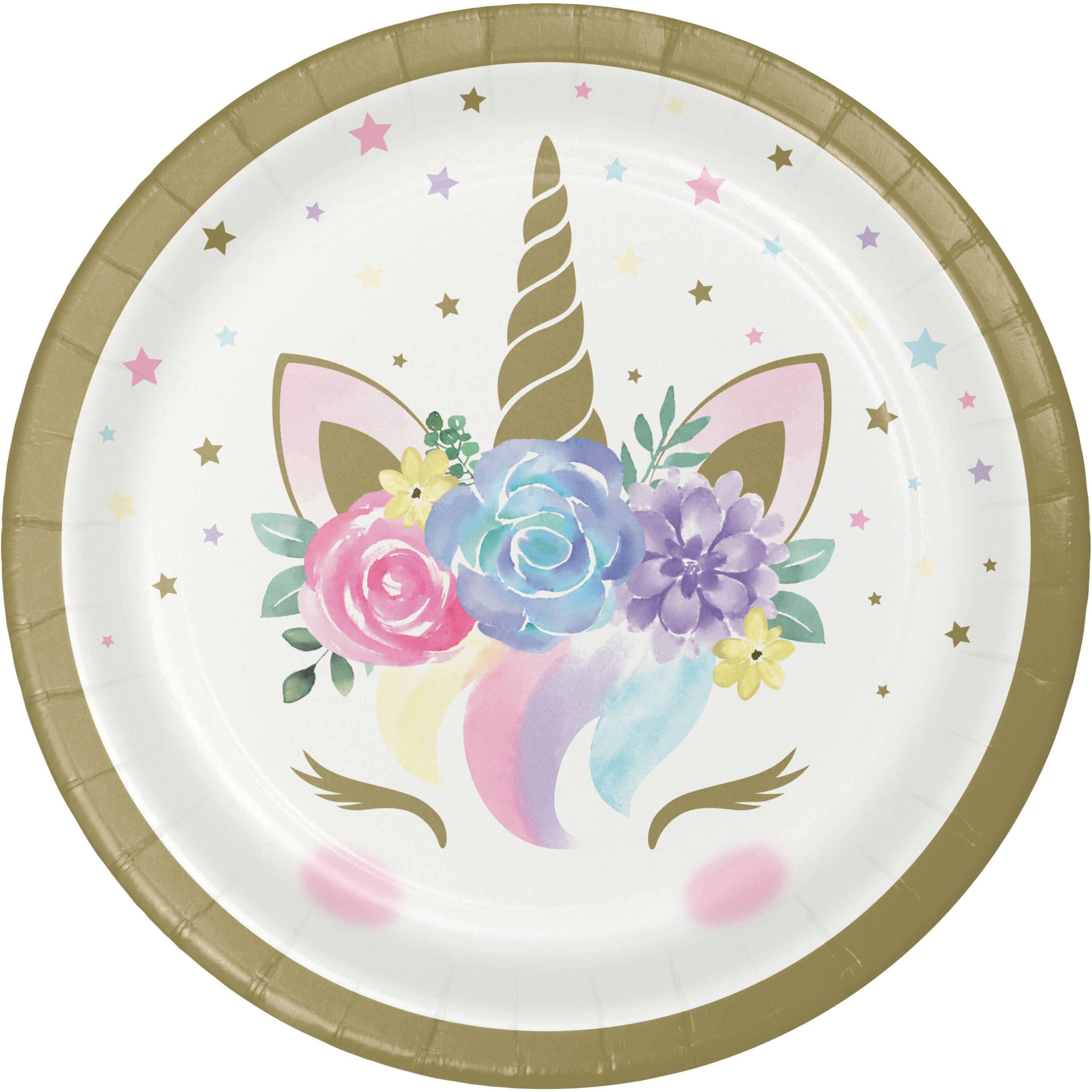 The Party Aisle™ Unicorn Baby Shower Paper Disposable Dessert Plate ...