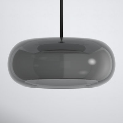 1-Light Single Drum LED Pendant
