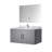 Bath Vanity With Faucet Set And LED Mirror
