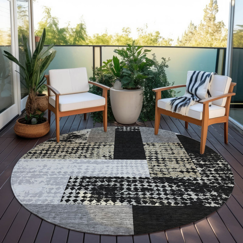 Aleg Area Rug, Round 8'