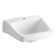 Chesapeake Vitreous China  Rectangular Wall Mount Bathroom Sink with Overflow