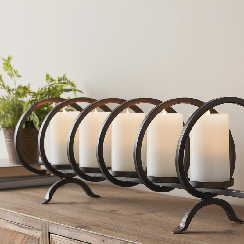 9.75" Iron Tabletop Votive Holder