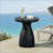 Outdoor Travertine MGO Side Table Weight Concrete End Table,Marble Effect-2097833785