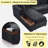 L-shaped Upholstered Sofa Couch With Wooden Storage Compartment And Throw Pillows-156909800