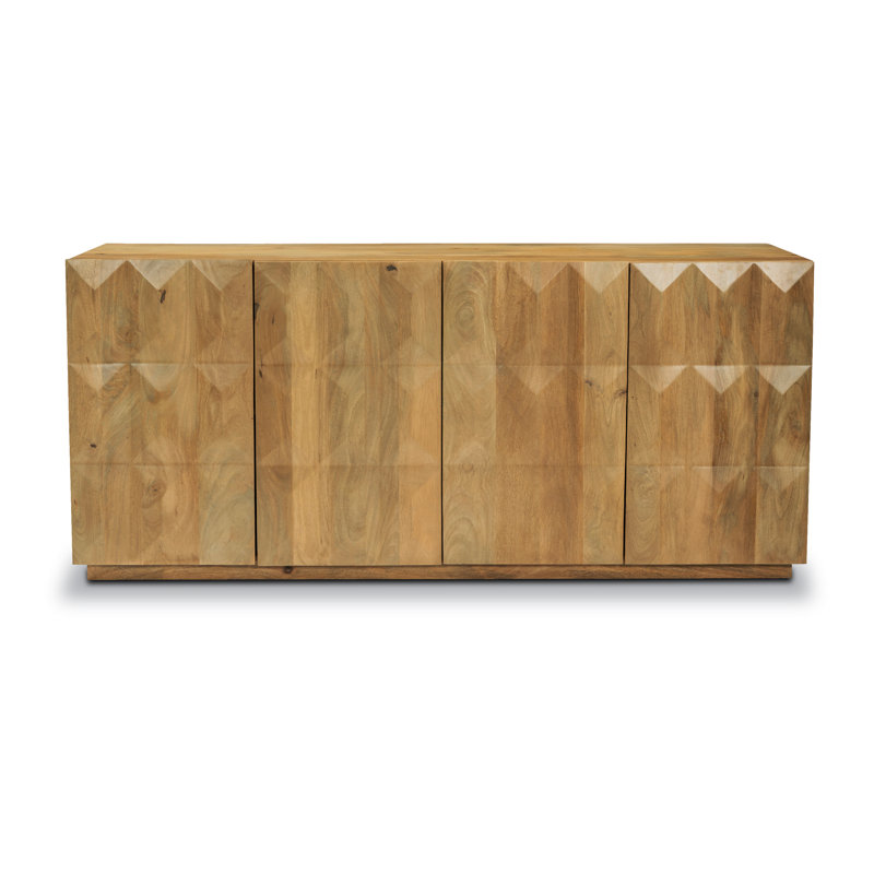 Kollette 72" Mango Wood Sideboard, Natual