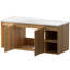 Meuble-lavabo simple 48 po avec plateau en résine et lavabo mural-1592555548