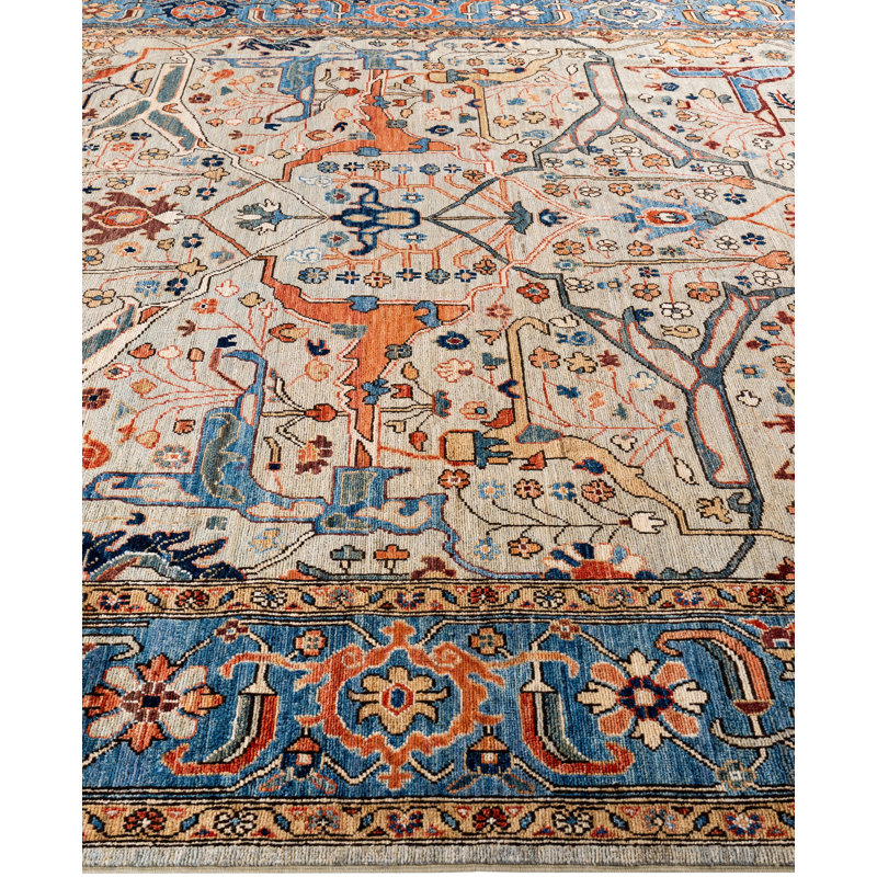 Serapi One-of-a-Kind 7' 11" X 9' 10" Hand Knotted Area Rug