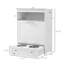 Armoire de rangement avec tiroir coulissant, MDF blanc PawHut