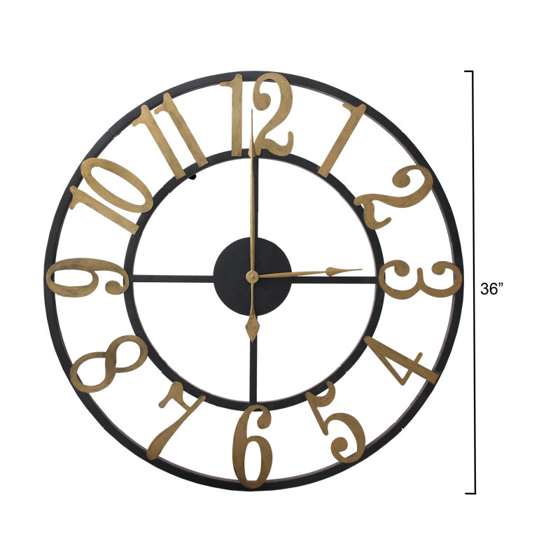 Metal Wall Clock