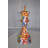 Giant Checkmate King Graffiti Resin Statue, LaGrange Modern Art Decor for Home/Office, 6"Lx6"W x19"H