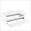 Lit de jour simple avec canapé-lit tapissier