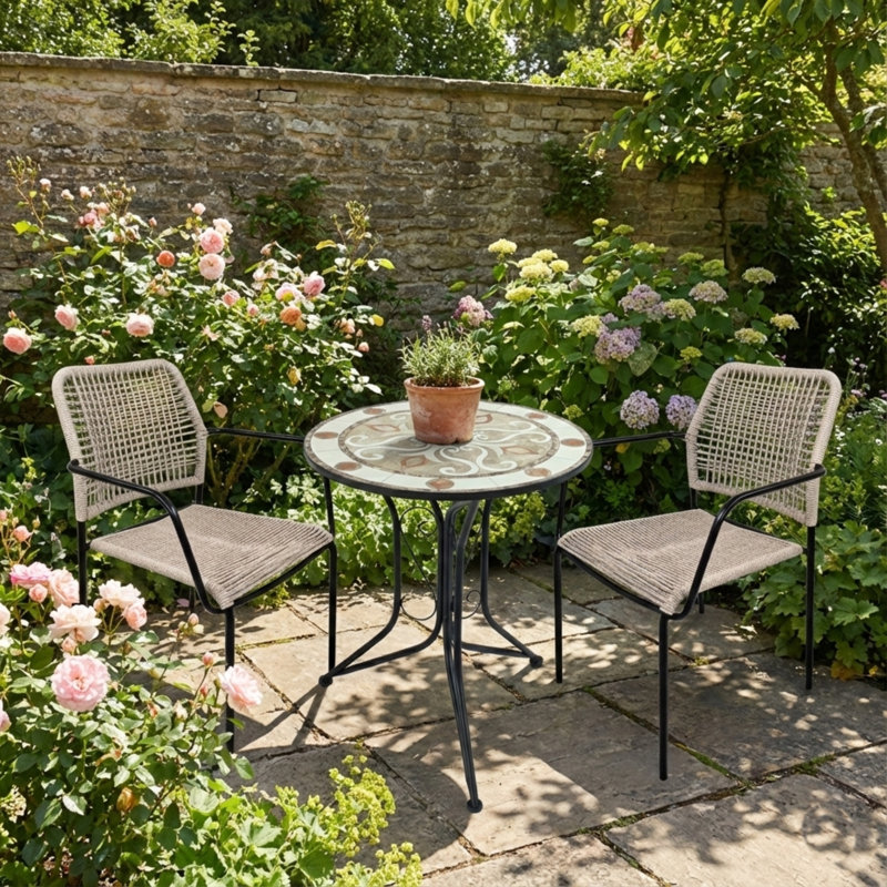 2 - Person Patio Dining Set with Round Table
