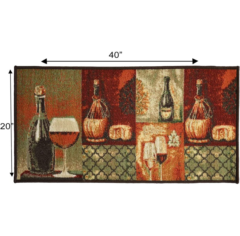 Tapis de cuisine fromage et vin