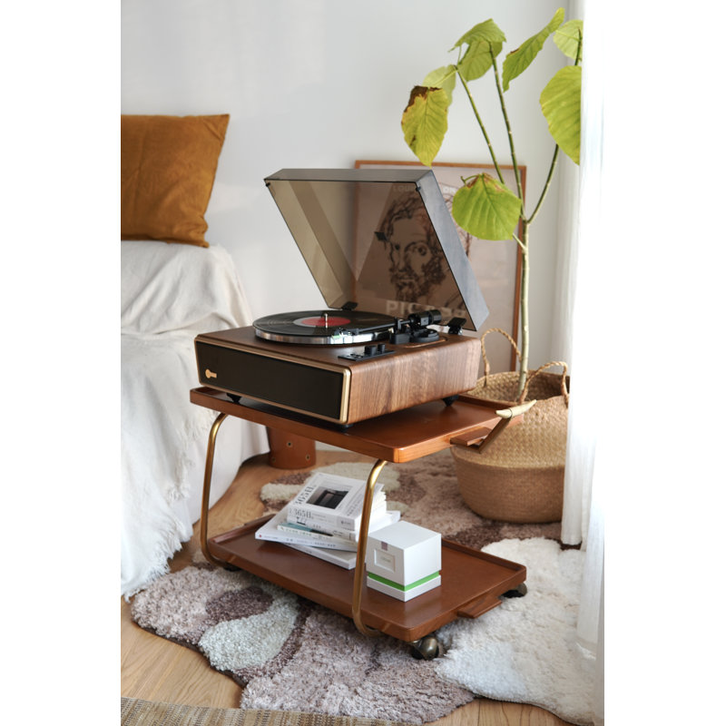 Arkrocket Huygens Bluetooth Turntable with Built-in Speakers