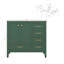 Armoire de rangement murale flottante 36 po avec 2 tiroirs 36 po-1405576288