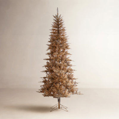 Levion Gold Pre-Lit Pine Christmas Tree