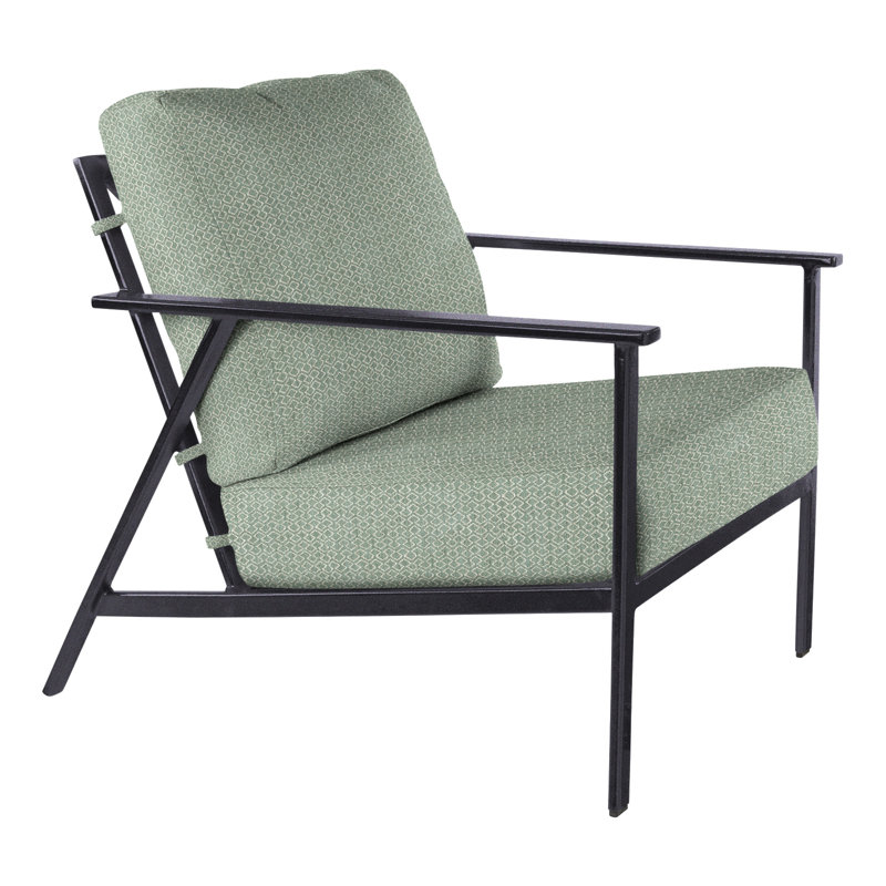 Marin Outdoor Lounge Chair, Graphite, Flagship Stone Sunbrella®