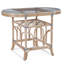 Pier Point Oval Glass Dining Table