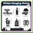 Shimmering Gold Celebration Balloon Kit 130 Pcs