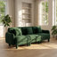 Canapé 3 places en tissu bouclé Urban Arm l 109,4 po x P 35,8 po x H 35 po-129381676-129381677