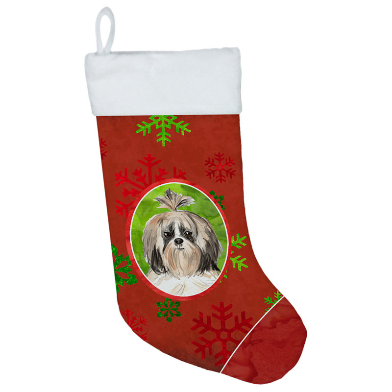 Chaussette de Noël, Shih Tzu