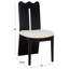 Chaise rembourrée en bois massif Kieran-610533848