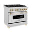 ZLINE Autograph 36" Legacy Dual Fuel Range-258929765