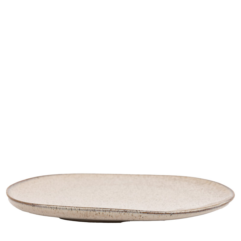 Speckle Glaze Dinner Plate Oatmeal (4Pk)
