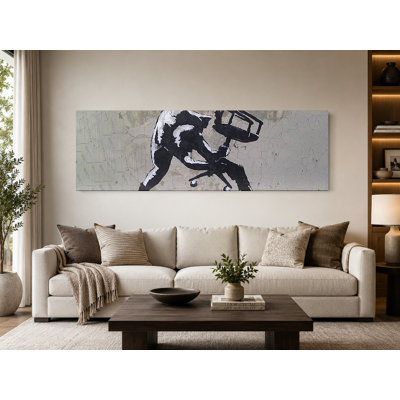 London Calling — Street Art Print — Panoramic Canvas Wall Art