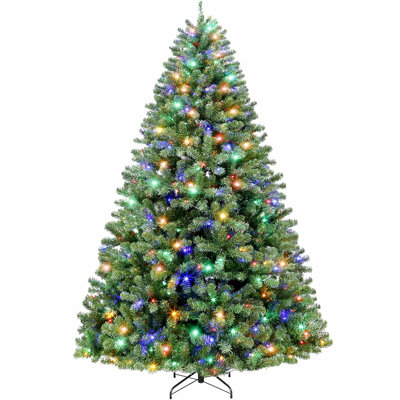 72" Artificial Lighted Christmas Tree with 300LED Lights
