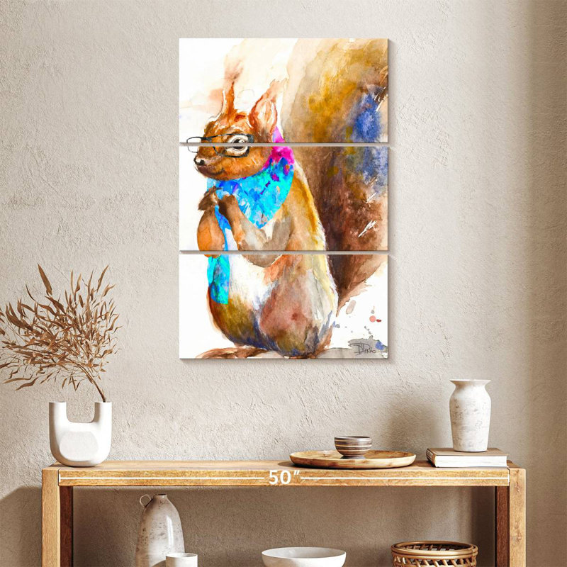 Brampt Hipster Squirrel, 65" H x 42" W