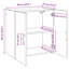 vidaXL Wall-Mounted Cabinet Wall-mounted Engineered Wood Storage Modern-601809375