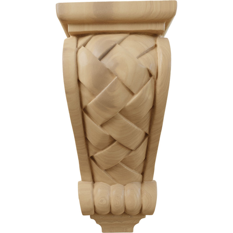 Support en bois / corbeau H 10 po x l 4,5 po x P 5 po, Cerisier, 4.5-in. W x 5-in. D x 10-in. H