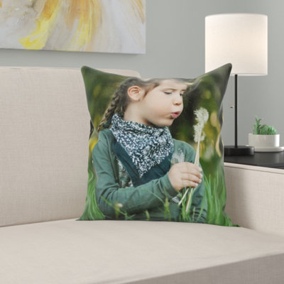Microsuede Throw Pillow