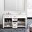 Cheemeng 60 " W Freestanding Standard Free Standing Single Double Vanity Bathroom Vanity With Engineered Marble Top