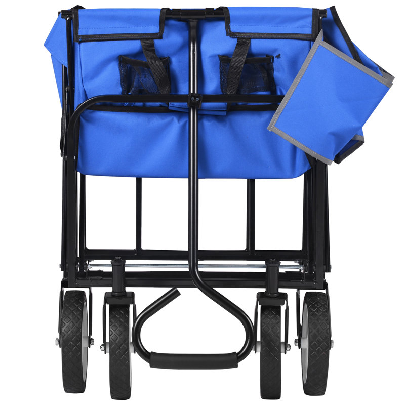 Chariot de plage pliant Wagon Garden (bleu)