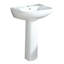 Southhampton Vitreous China Rectangular Pedestal Bathroom Sink-110690314-82722810