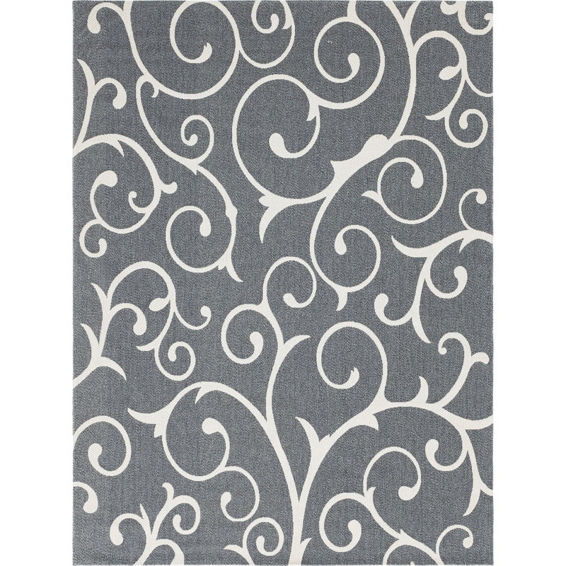 California Cotton Abstract Indoor Rug, Rectangle 8'5" x 11'4"