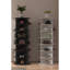 Étagère à chaussures rotative à 7 niveaux, présentoir à chaussures pivotantes, carrousel rond de rangement pour chaussures 360, organisation de placard à chaussures à rotation verticale (BLANC)