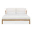 Furano Upholstered Two Cushion Platform Bed-101019080