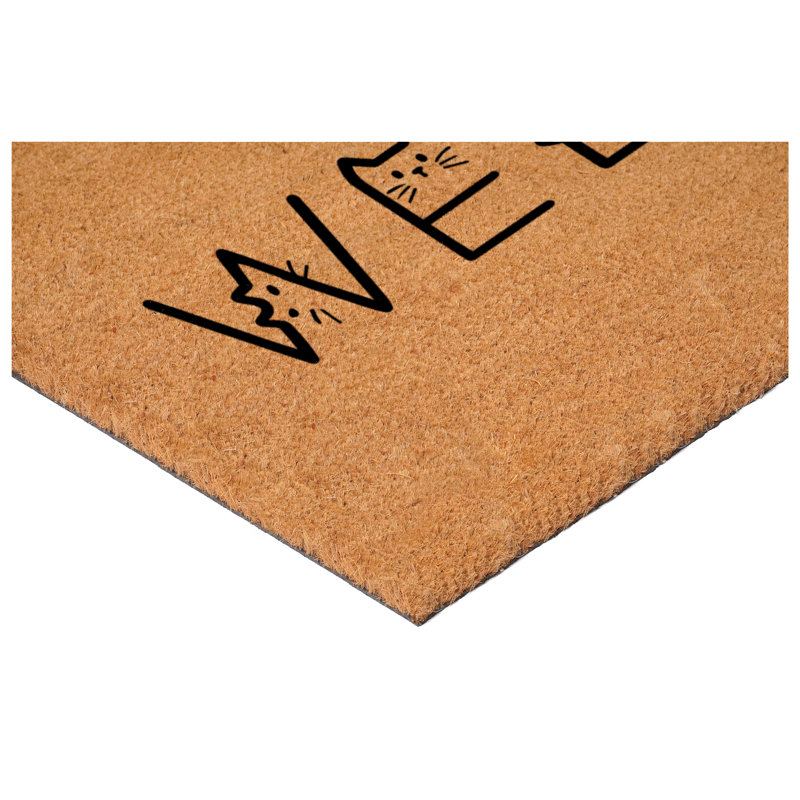 Danelis Non-Slip Animal Print Doormat, 17" x 29"