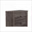 Rustic Gray Contemporary 2-Drawer Wooden Nightstand Bedroom Storage-603999483