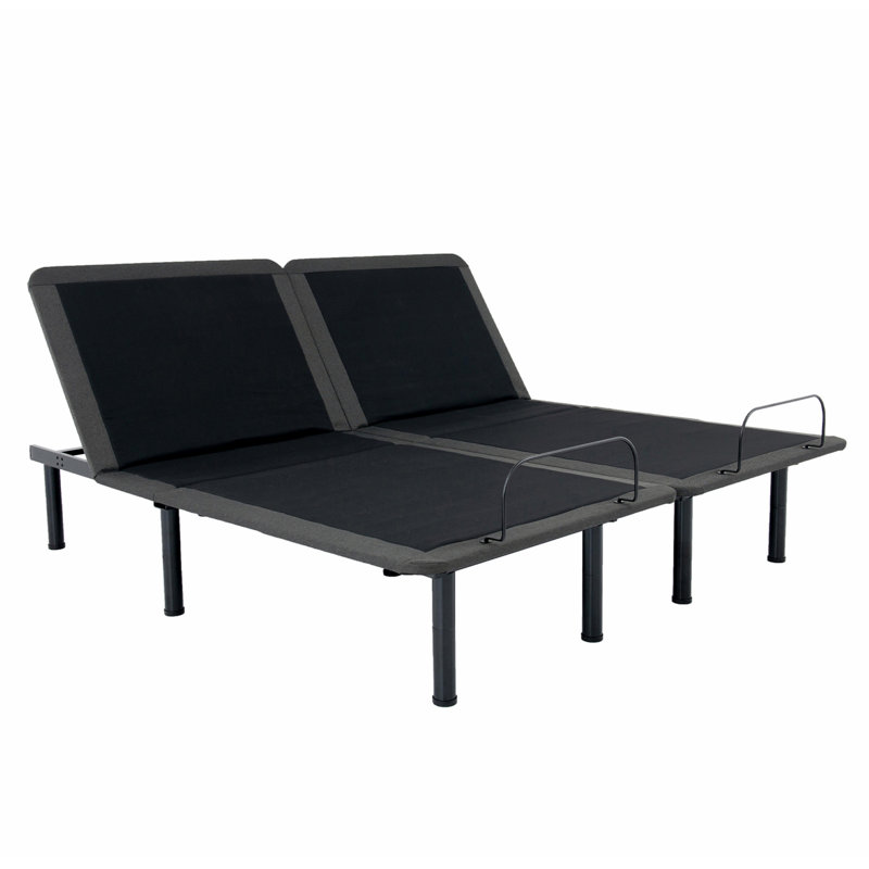 Flex Head Quick Assembly Adjustable Bed Frame With Voice Activated Controls, King