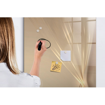 Magnetic Glass Photo Memo Board