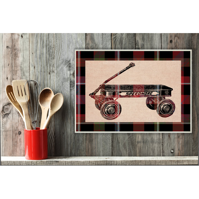 Reproduction d’art graphique écossais Radio Flyer, Plaque, 10 po x 15 po